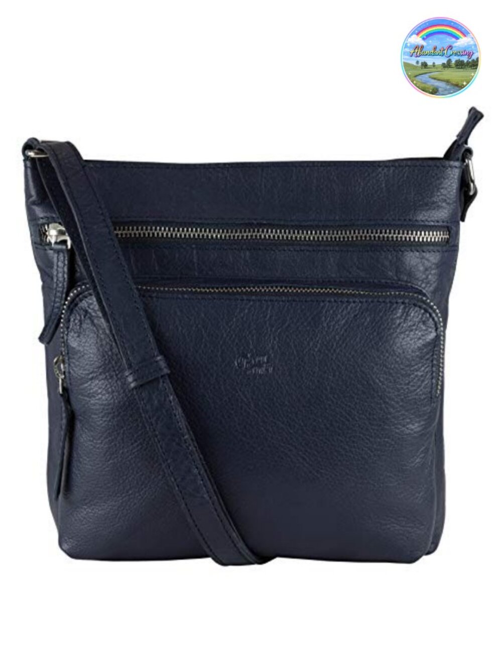 Genuine Leather Crossbody Bag RFID Wallet Purse